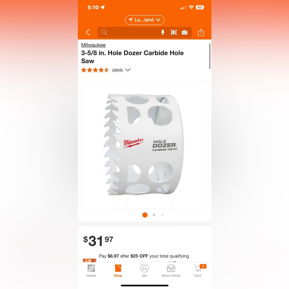 Brand New Milwaukee Hole Dozer